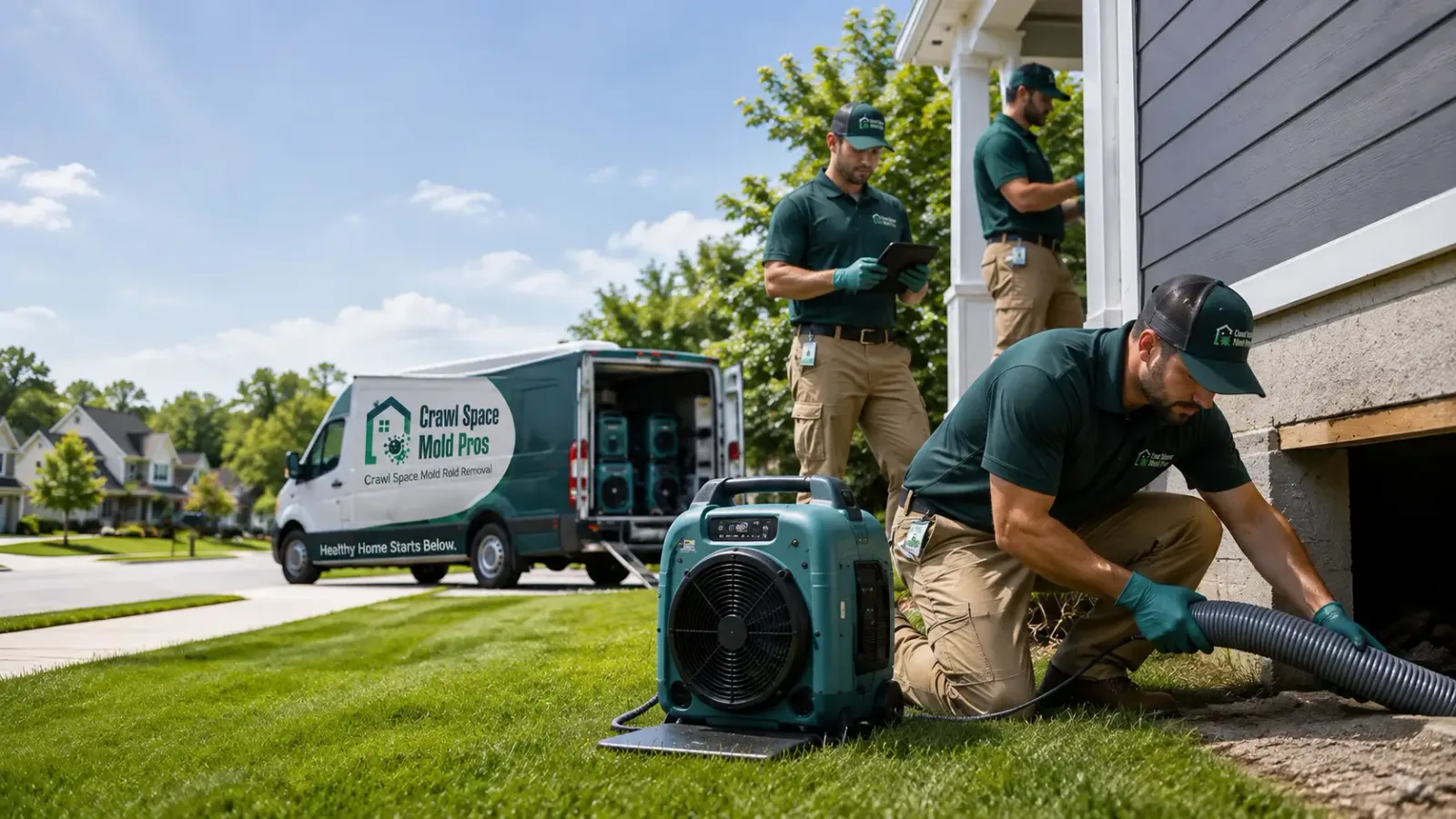 Crawl Space Mold Removal in Highland, IL